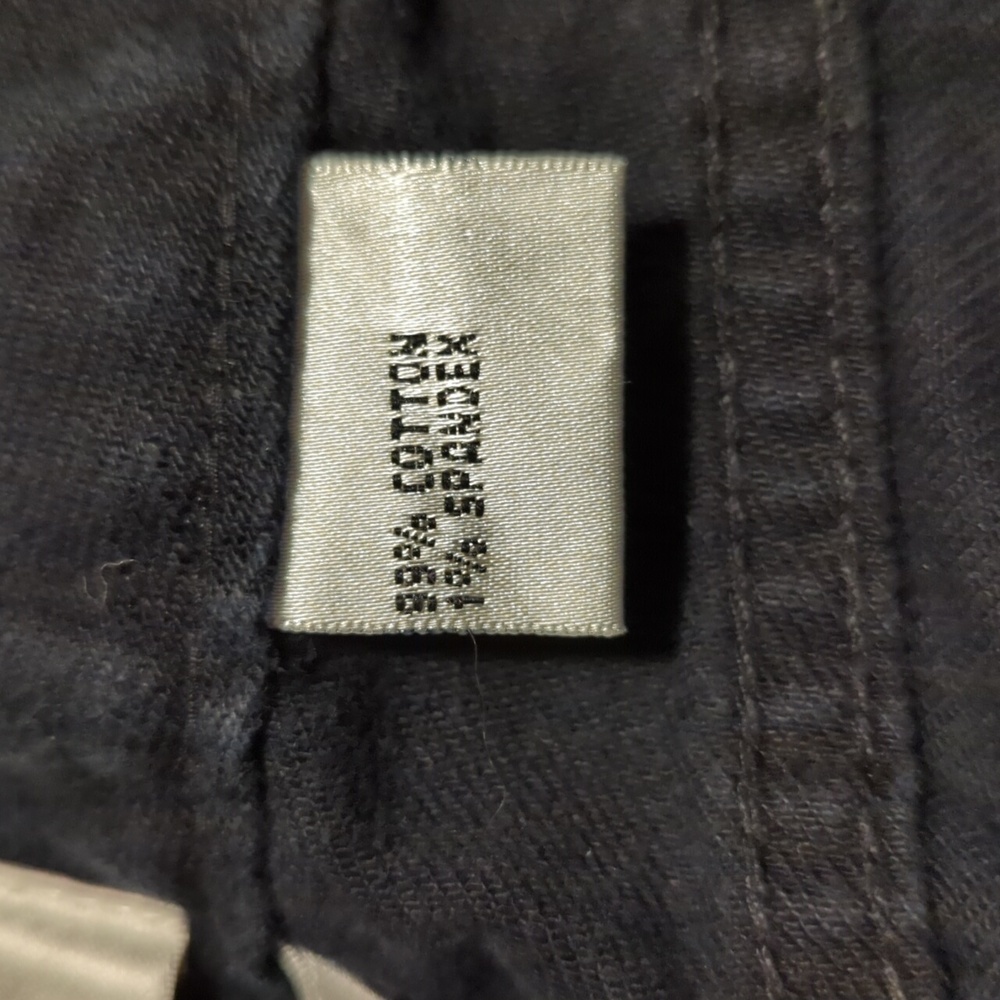 Talbots Black Denim Capris Size 14 Stretch Summer - Picture 9 of 10